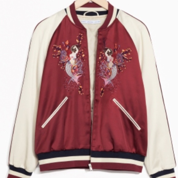 embroidered varsity jacket